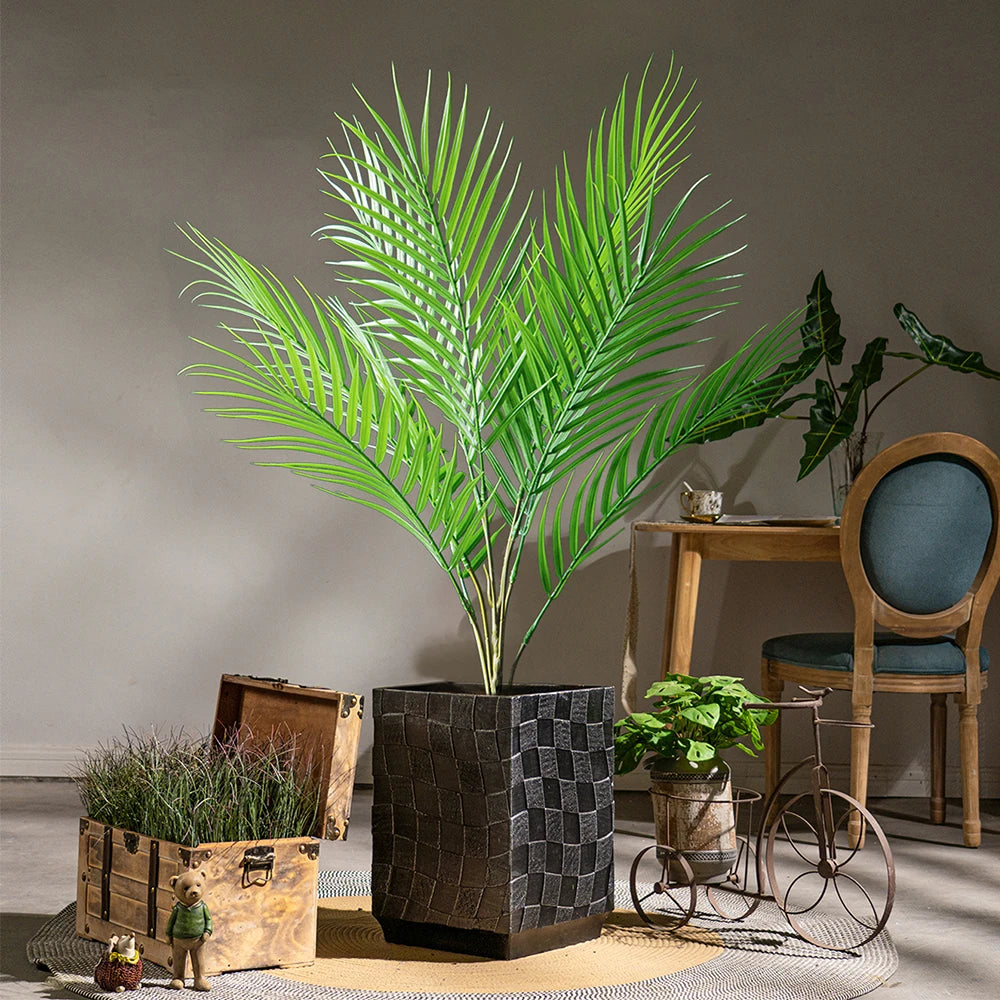 Large artificial tropical palm tree for indoor and outdoor decoration - vue 6 sur 9