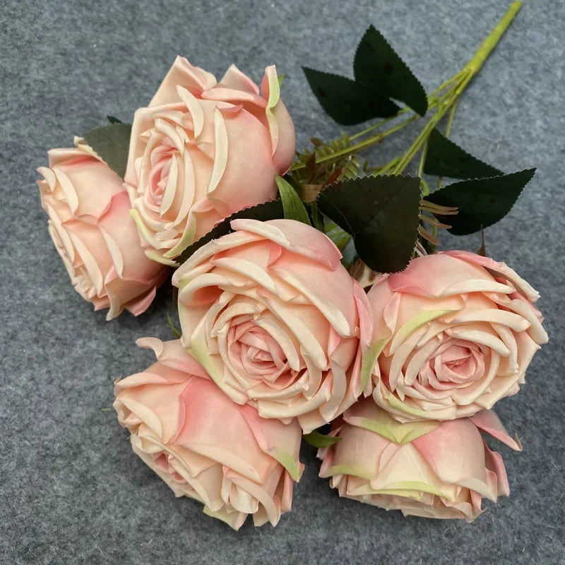 Artificial rose bouquet for weddings and garden decoration