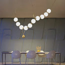Nordic acrylic LED chandelier for home decor