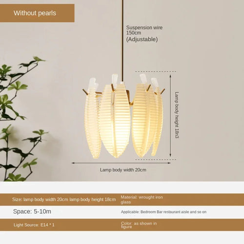 Lightweight crystal glass chandelier for modern lighting - vue 24 sur 30