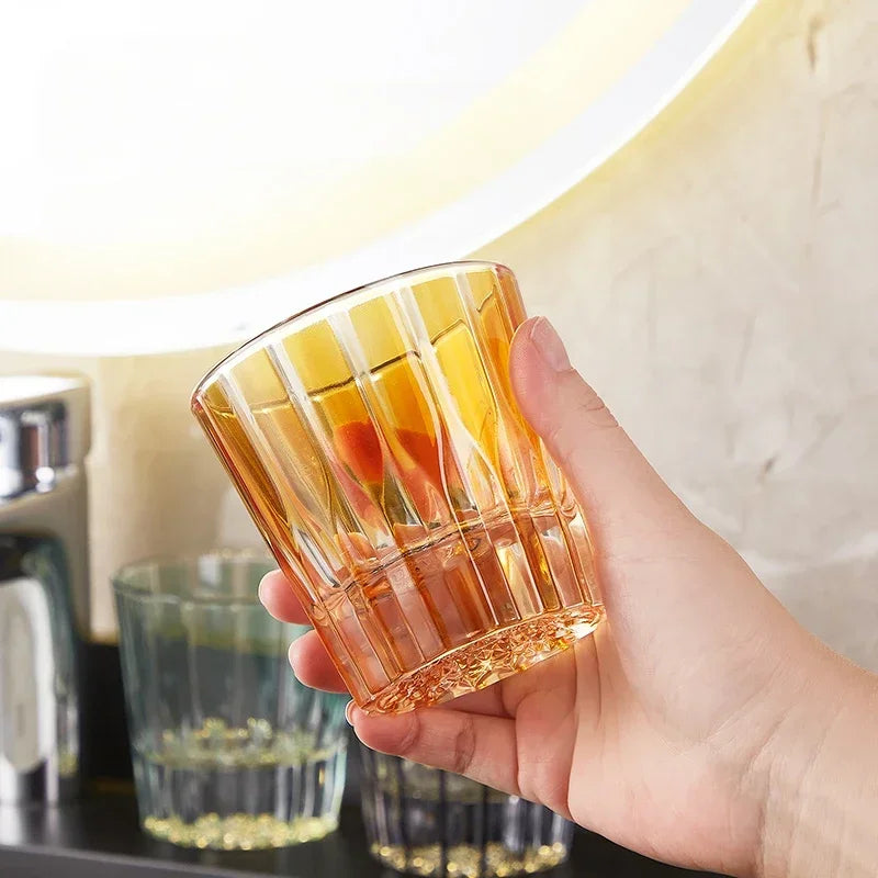glass mouthwash cup bathroom accessories