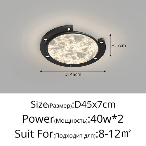 Minimalist LED ceiling light eye protection modern indoor lighting
