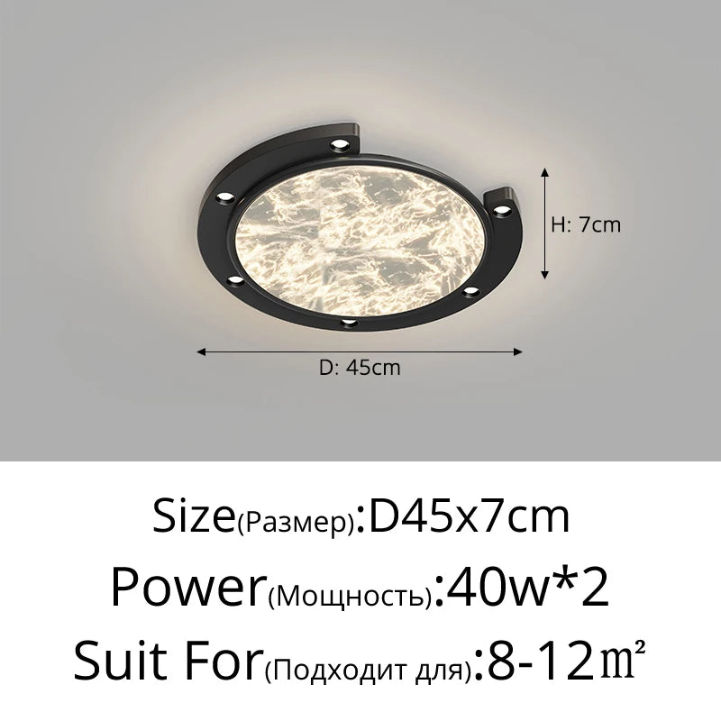 Minimalist LED ceiling light eye protection modern indoor lighting