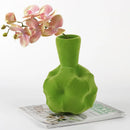 abstract flocking resin vase for craft decoration
