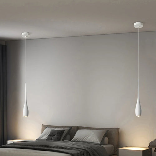 Modern hanging bedside lamp for reading and studying - vue 3 sur 12