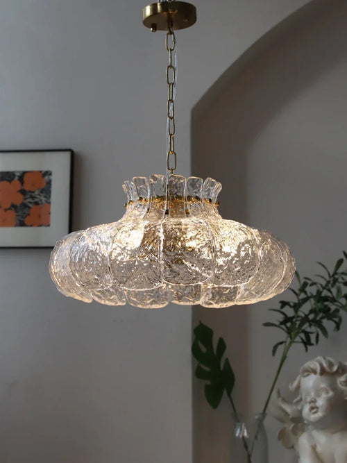 Retro glass chandelier American style for interior decoration - vue 2 sur 7