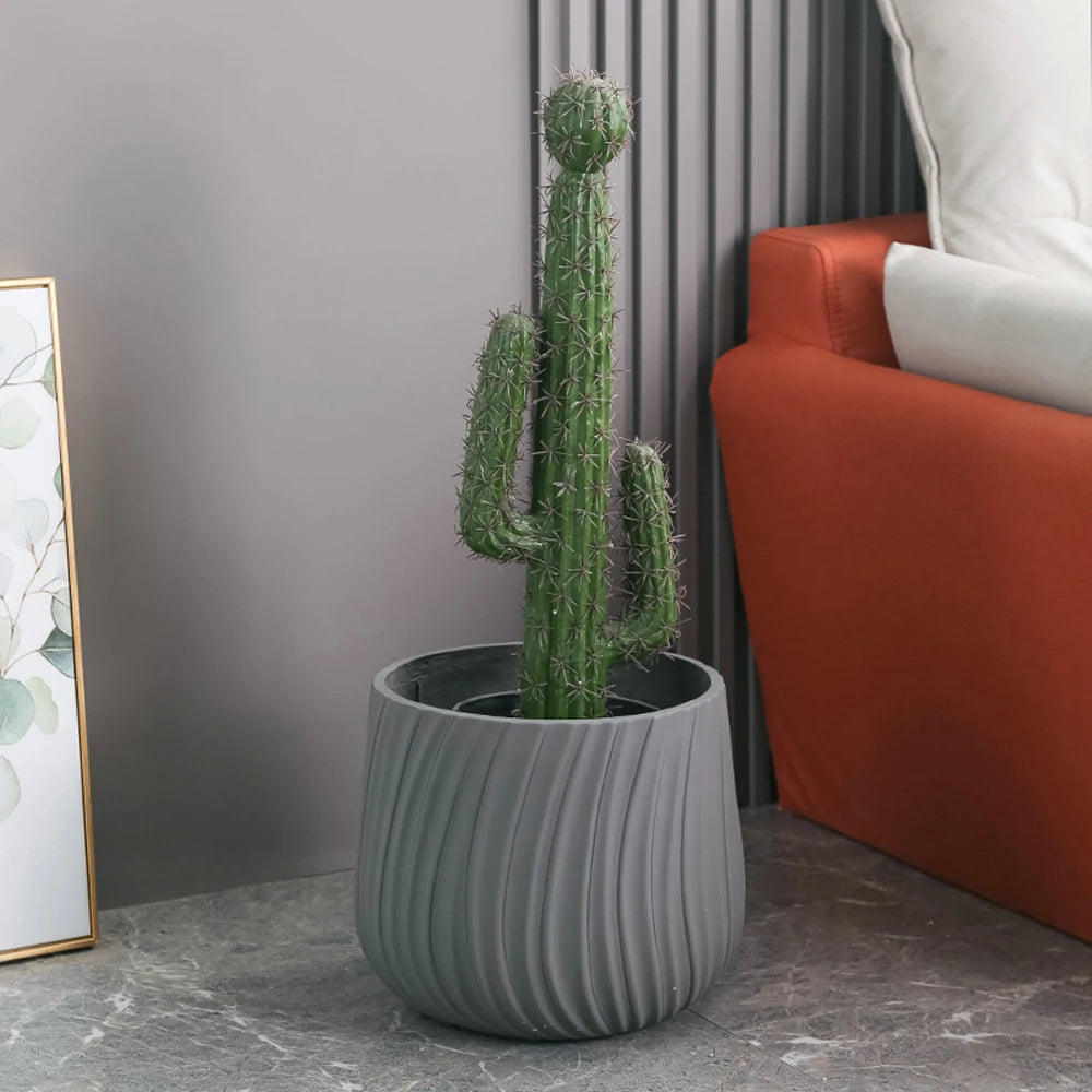 Silicone mould for concrete flower pot - vue 3 sur 13