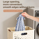 Foldable laundry basket with wheels large capacity multifunctional