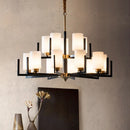 Retro Chinese style luxury LED chandelier pendant light