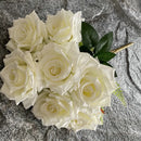 Artificial silk rose for decoration and wedding photography