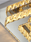 Modern crystal ceiling light for elegant lighting