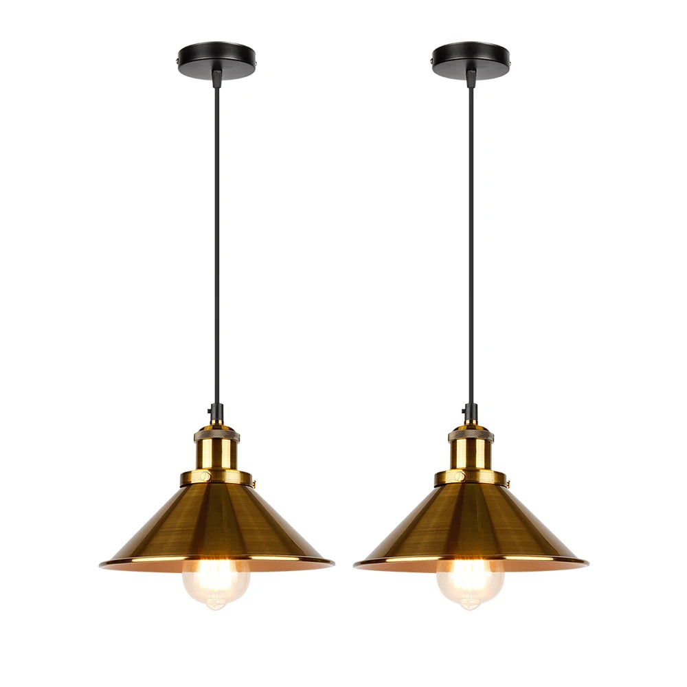 Retro industrial three-head pendant chandelier for home - vue 11 sur 16
