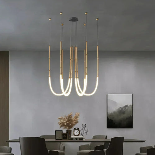 Modern LED pendant light for stylish and elegant interior decor - vue 2 sur 12