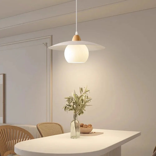 Modern swinging arm LED pendant light - vue 6 sur 30