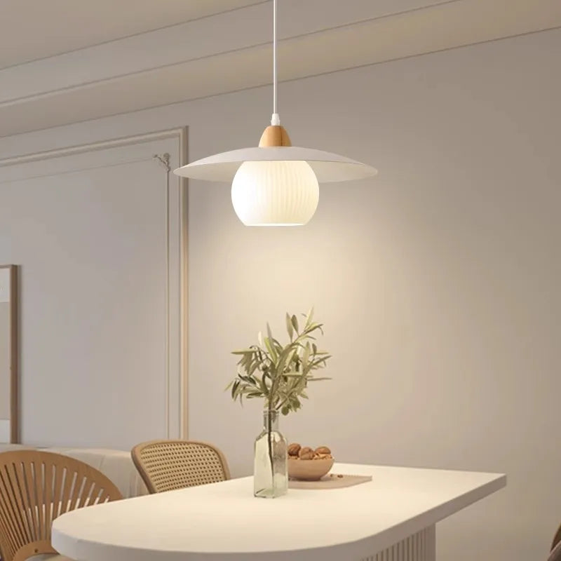 Modern swinging arm LED pendant light - vue 5 sur 30