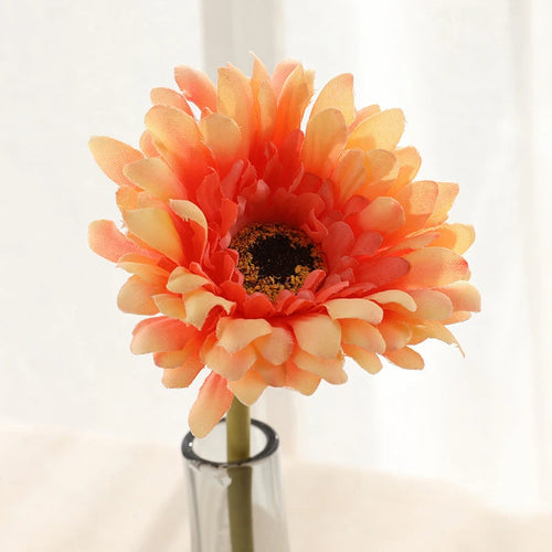 Set of artificial gerbera flower heads for indoor and outdoor decoration - vue 8 sur 11