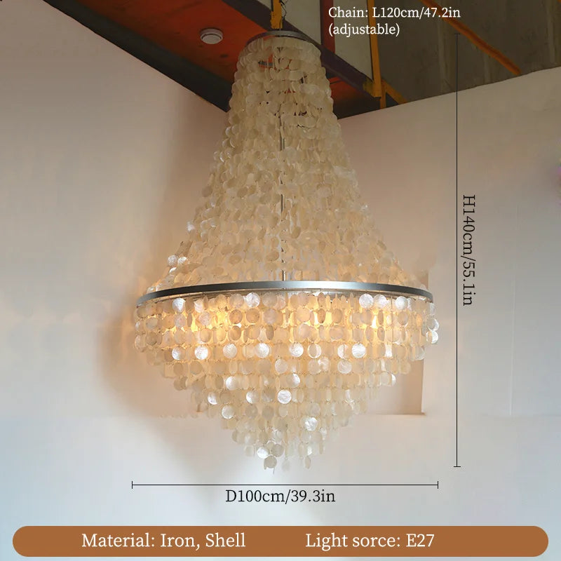 Modern LED chandelier for elegant interior decoration