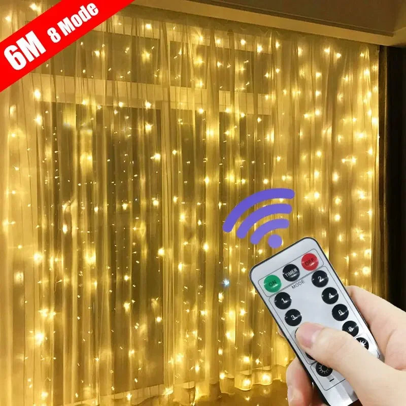 guirlande lumineuse usb avec télécommande pour fêtes et décorations