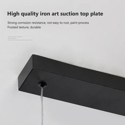Modern LED pendant light for interior decor and cafés - vue 7 sur 8