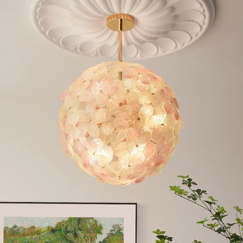 Modern glass pendant light for retro design home decor