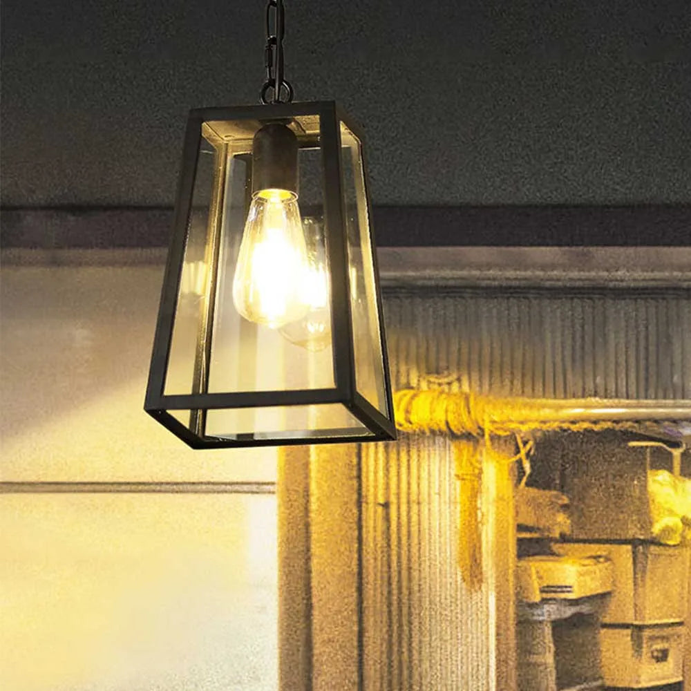 Waterproof retro pendant light for stylish outdoor lighting