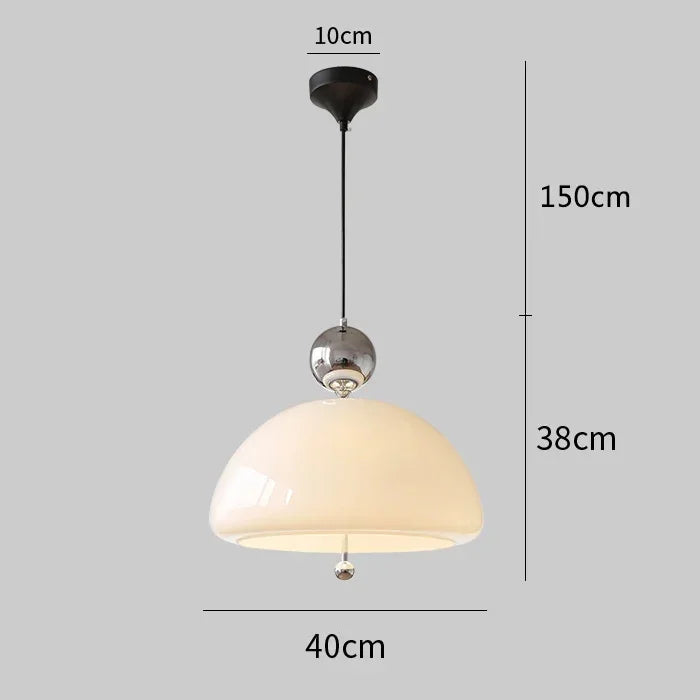 Medieval Retro Pendant Light Ceiling Hanging Lamp Glass Suspension for Living Dining Room Kitchen