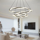 Luxury multi-layer LED ceiling light for interior decoration