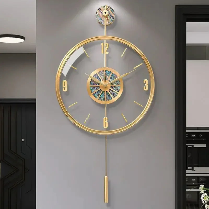 modern luxury silent wall clocks for creative decoration