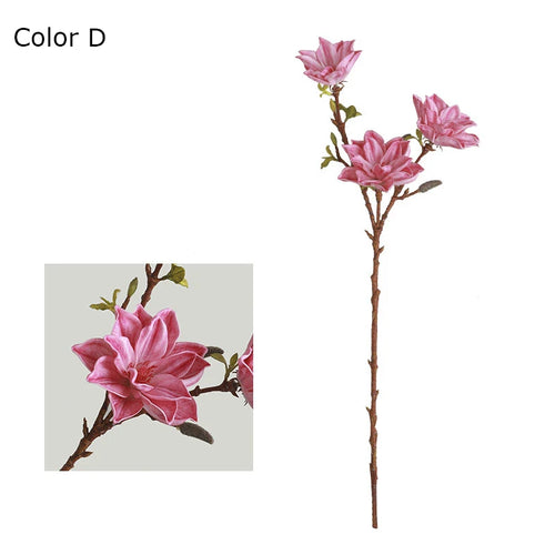 Decorative artificial flowers zen style with magnolia