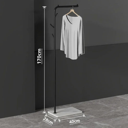 lightweight and modern Nordic clothes rack for stylish storage - vue 17 sur 41