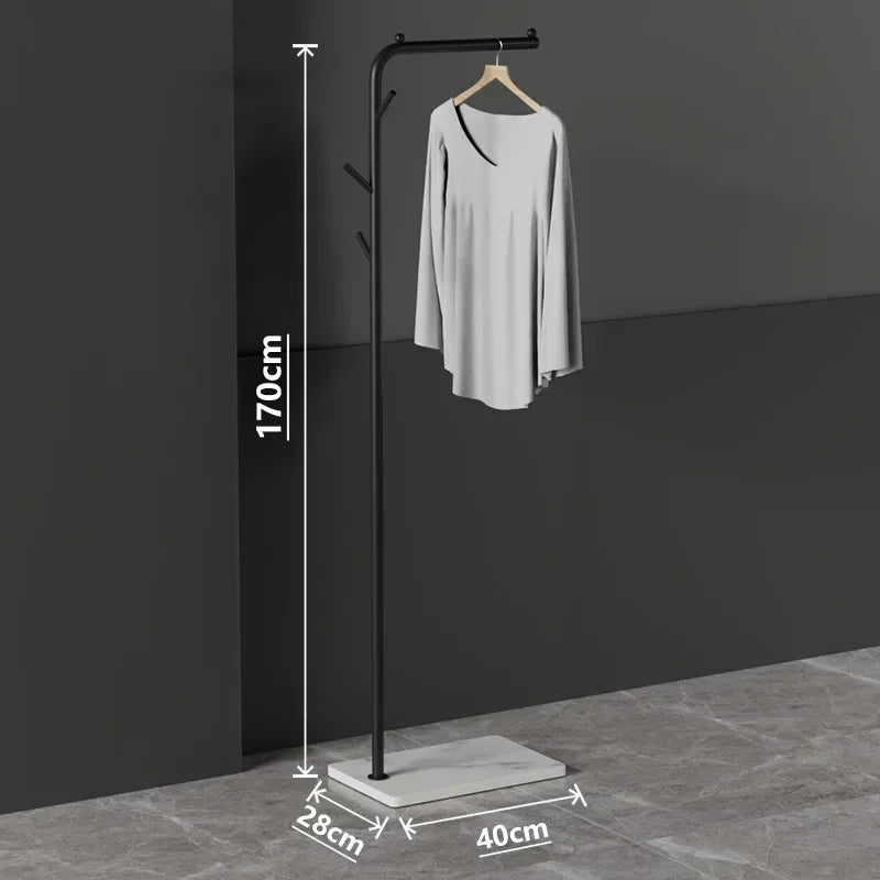 lightweight and modern Nordic clothes rack for stylish storage - vue 16 sur 41