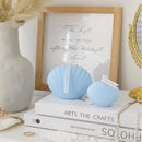 decorative natural soy wax seashell scented candles