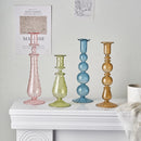 Creative glass candle holder for modern and elegant decoration