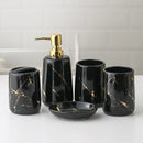 decorative ceramic bathroom set with accessories
