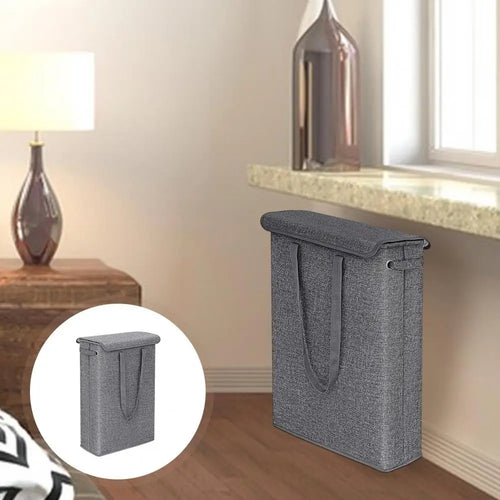 panier à linge sale avec poignées amovibles pratique et élégant - vue 4 sur 8