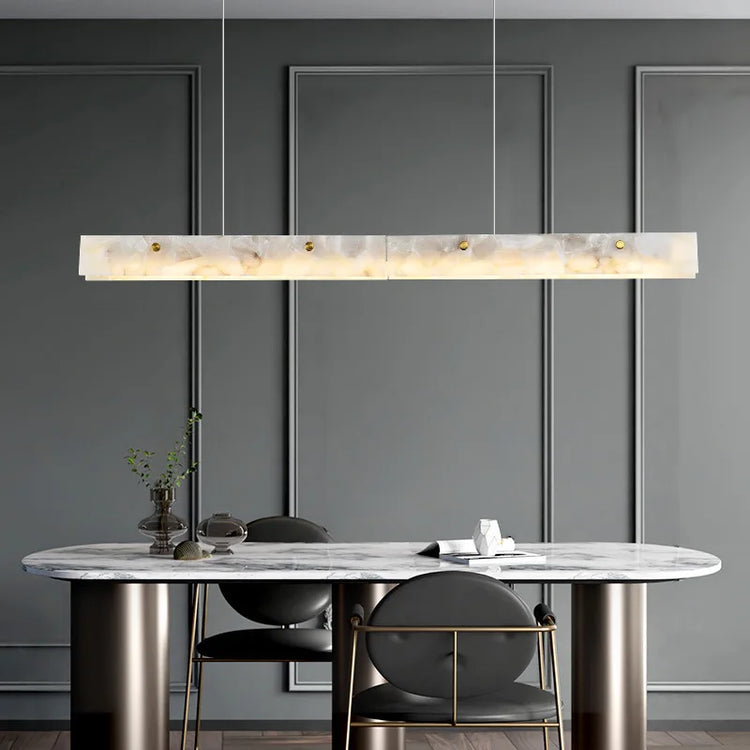 Modern black marble chandelier for elegant interior decoration