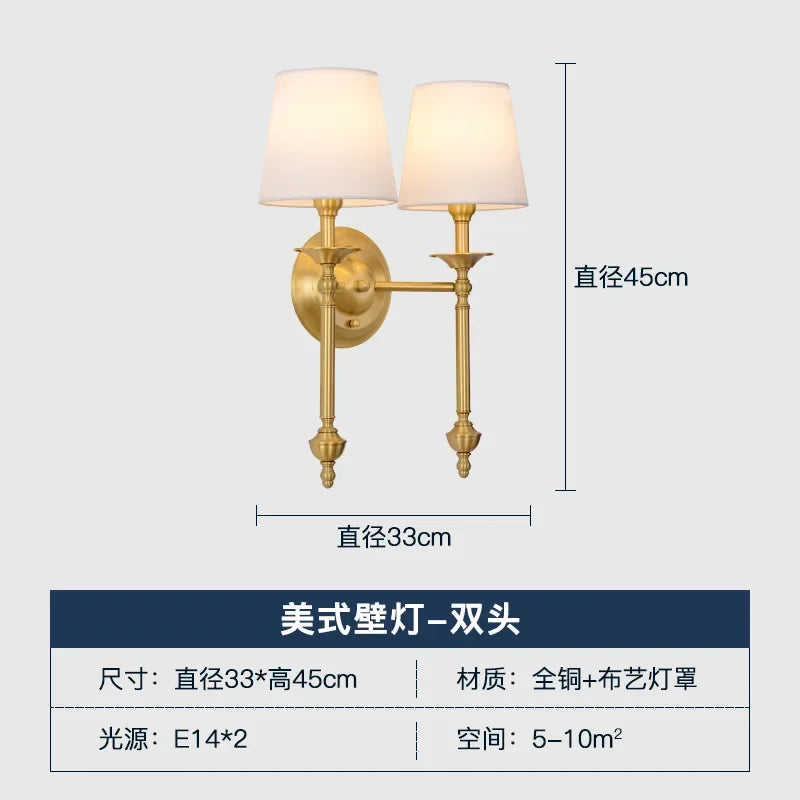 Luxury copper wall light for an elegant interior - vue 7 sur 8