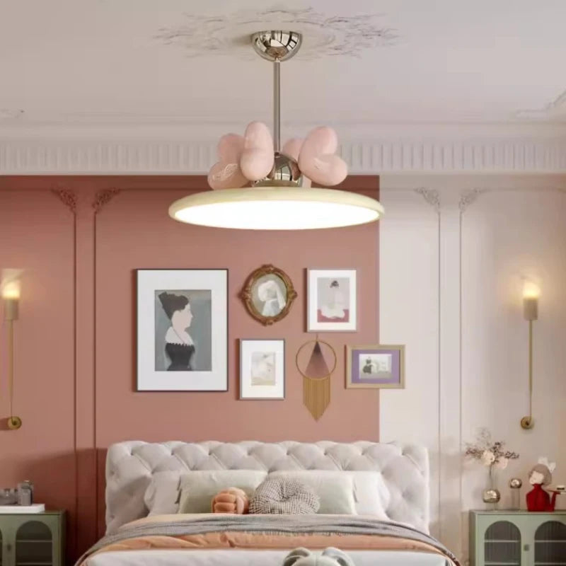 Cute romantic chandelier for children's princess bedroom