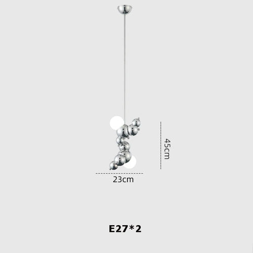 Molecular design LED chandelier trendy lighting 2024 pendant