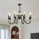 Elegant retro crystal chandelier for indoor lighting