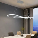 Modern LED ceiling light with remote control for indoor lighting