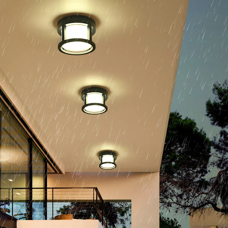 Durable waterproof LED garden wall light for outdoor use - vue 3 sur 12