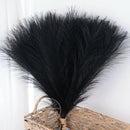 Set of artificial pampas grass bouquets for indoor decoration