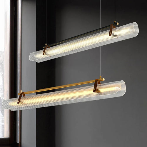 Nordic minimalist LED chandelier for home decor lighting - vue 6 sur 12