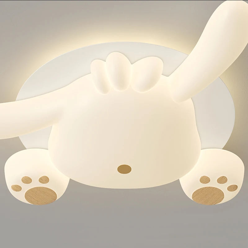 Modern animal children's chandelier shaped like a bear with claw - vue 5 sur 8