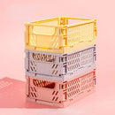 foldable storage basket for makeup jewelry toys and more