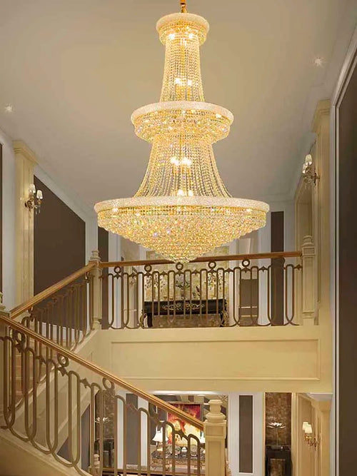 Modern crystal pendant light for elegant interior decor - vue 4 sur 10