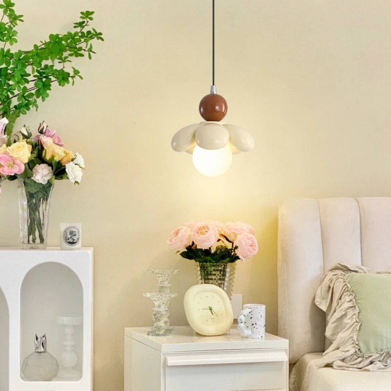 Modern petal chandelier for children's room