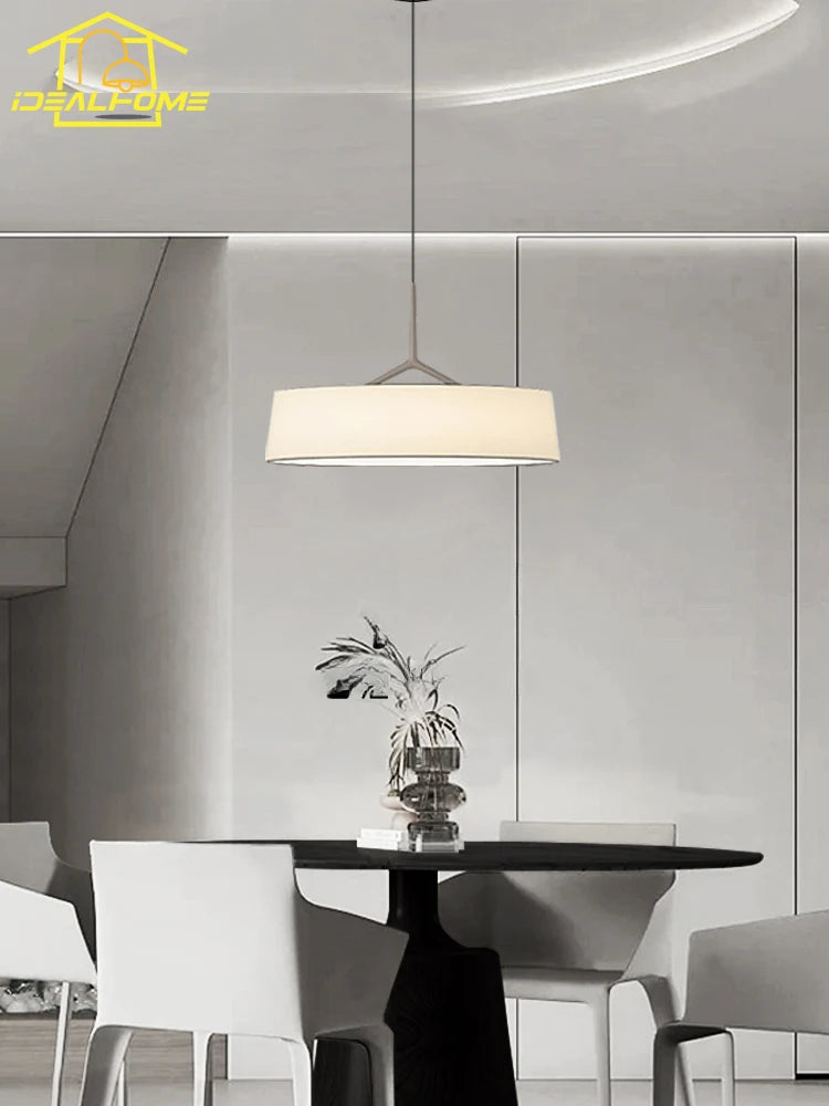 Italian modern minimalist LED pendant light - vue 3 sur 7