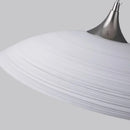 Designer glass pendant light for contemporary interiors and restaurants